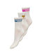 Only Damen Socken Weiß 3Pack