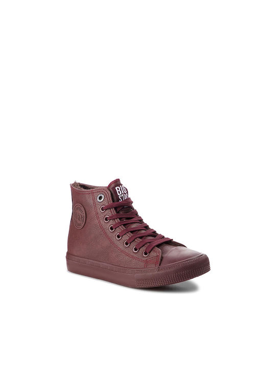 Big Star Femei Sneakers Burgundy