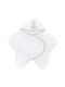 Chicco Hooded Baby Bath Towel White