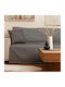 Borea Sicily Sofa Throw 2 Seater Chenille 180x250cm Grey