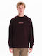 Sweatshirt Burgundisch