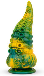 Tentacle Delight Dildo με Βεντούζα Πράσινο 22.4cm