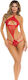 Rene Rofe Sexy Bodysuit Rot