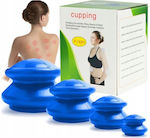 Silicone Suction Cups against Cellulite and Wrinkles Maxy Rubber Cupping 4pcs