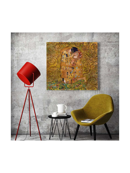 "the Kiss" Gustav Klimt Gemälde auf Leinwand 65x65cm