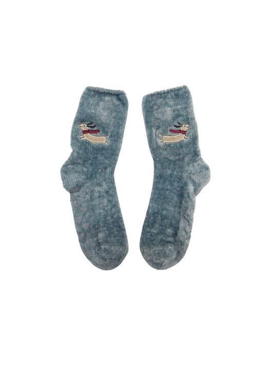 Noidinotte Women's Socks Blue