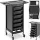 Friseur-Assistentenwagen Haartrocknerhalter 6 Schubladen Regal 420 x 390 mm