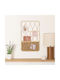 Wall-mounted Metallic Photo Frame with Gold Frame