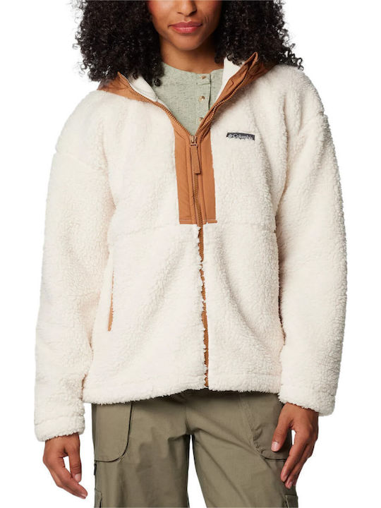 Damen Jacke Chalk, Camel Brown