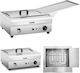 Fritteuse Fisch Donuts Abtropfregal 3200W 230V 14L