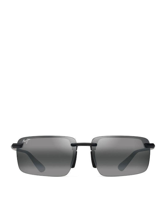 Maui Jim Matte Men's Sunglasses with Black Meta...