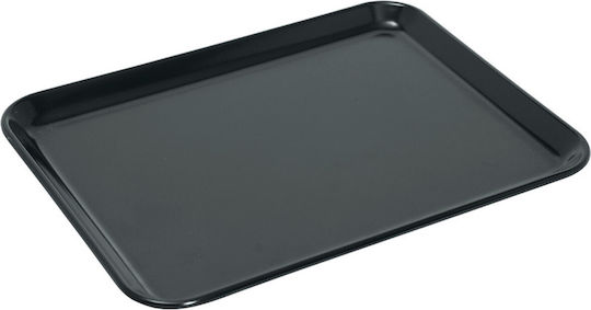 Tavă de Prezentare Alimente din Melamină 300x190x17mm Negru Hendi 569108