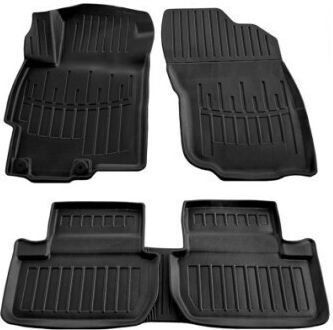 Umbrella Σετ Μπροστινά και Πίσω Πατάκια 4τμχ για Mitsubishi Lancer 2007-2015 Μαύρα