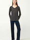 Vamp Winter Damen Pyjama-Set Blue