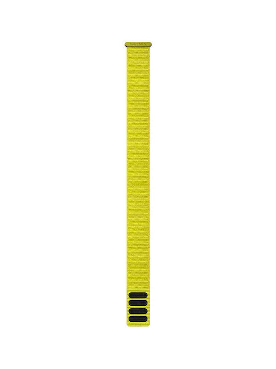 Garmin Ultrafit 22 Amp Yellow Nylon Strap