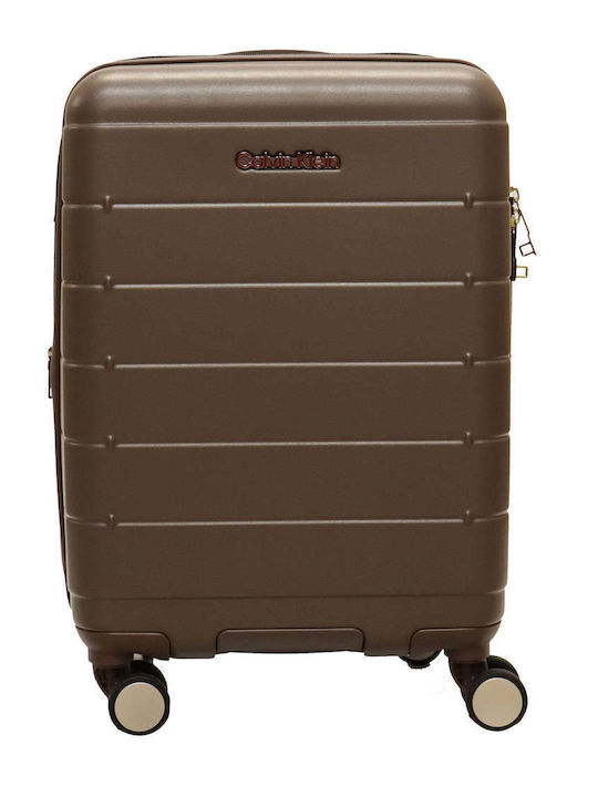 Cabin Suitcase 54x36x25 Cm Palisades Calvin Klein Lh118ps4 Brown