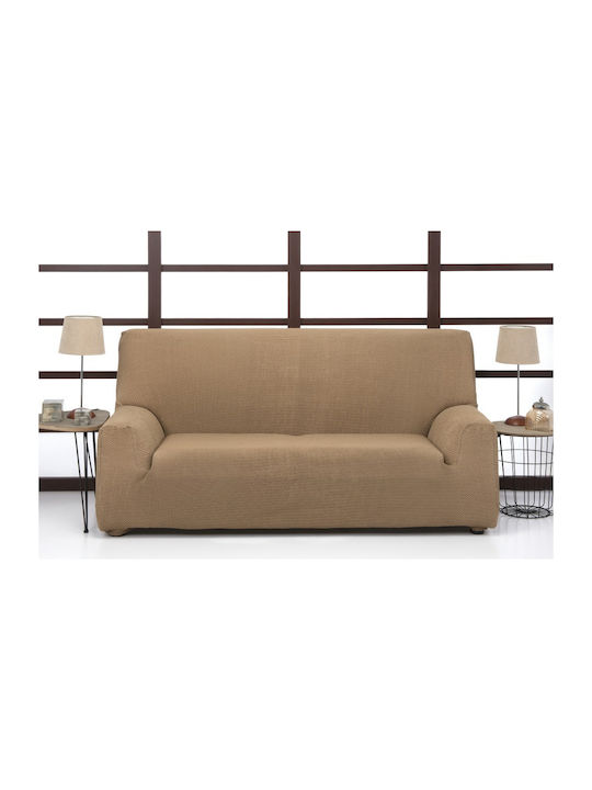 Aithrio Bielastic Alaska Elastic Cover for Four Seater sofa Beige 1pcs Alaska-Prosarmogis-Μπεζ-Τετραθέσιος