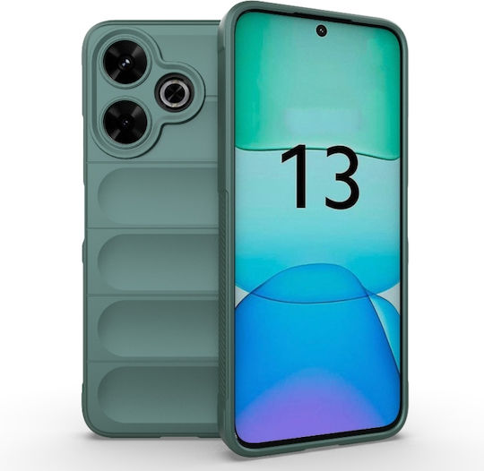 Magic Shield Back Cover Σιλικόνης Πράσινο (Redmi 13 / Poco M6 4G)