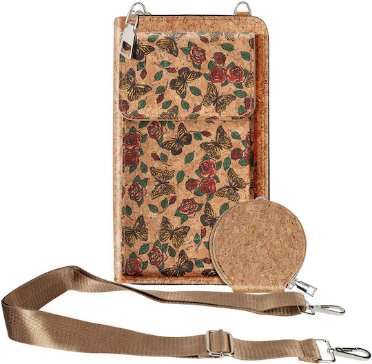 Avizar Laptop Bag Simplified Butterfly Design Triple Magnetic Pocket Multicolour