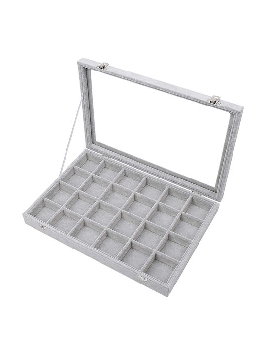 Zola Casetă Pentru Bijuterii Gri 20x15x5.2cm