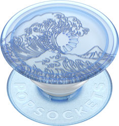 Popsockets Popgrip Дизайн Растение Океанско Синьо