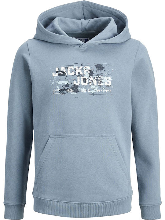 Kinder-Sweatshirt mit Kapuze und Taschen Blue