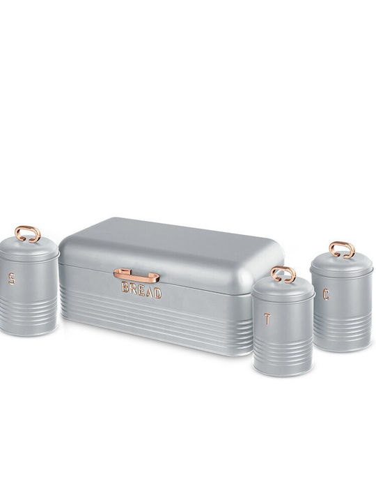Berlinger Haus Moonlight Collection Ψωμιέρα Μεταλλική Ασημί 42.5x23cm Berlinger Haus Moonlight Collection Ψωμιέρα Μεταλλική Ασημί 42.5x23cm