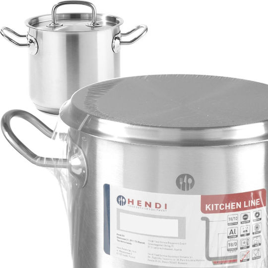 Hendi Βαθιά Ανοξείδωτη Κατσαρόλα 9lt / 24cm