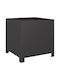 vidaXL Planter Box 40x40cm Black 851199