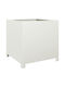 vidaXL Garden Planter Box 50x50cm White 851214