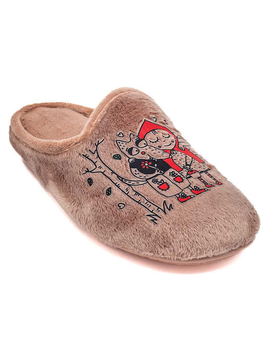 Relax Anatomic Winter Women's Slippers in Orange color