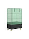 vidaXL Planter Box Plastic Negru 50x80x182cm.