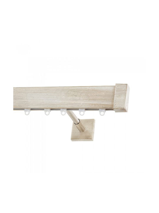 Anartisi Ideal One-Way Metallic Curtain Track 2...