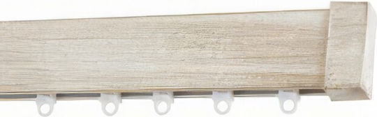 Anartisi Ideal One-Way Metallic Curtain Track 240cm 513894-03