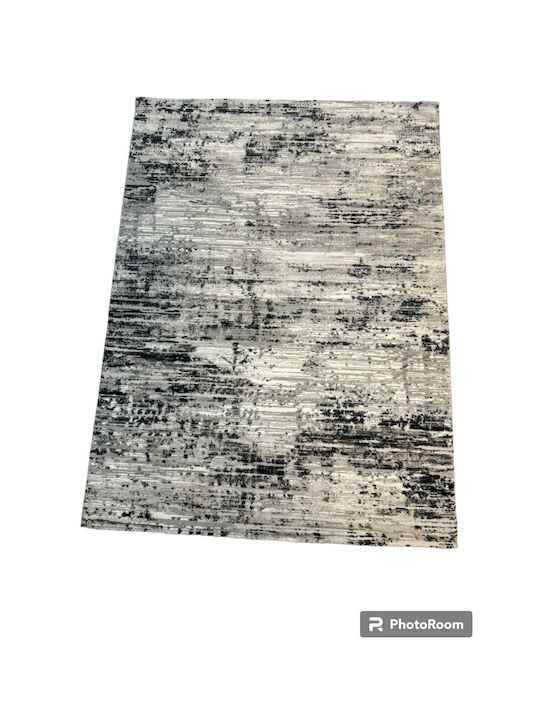 Belluci Rug Rectangular Grey Black