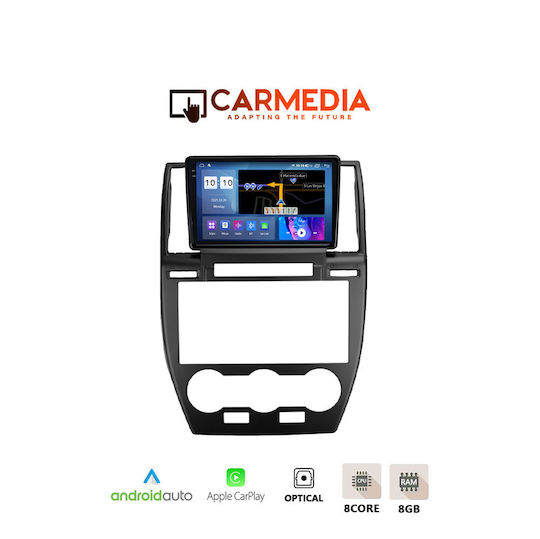 Carmedia Auto-Audiosystem für Land Rover Freelander 2006-2014 (Bluetooth/USB/WiFi/GPS/Apple-Carplay/Android-Auto) mit Touchscreen 9.5"