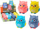 Lean Toys Tierchen Little Cheerful Owl (Verschiedene Designs/Sortimente von Designs) 1 Stk