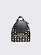 Elena Athanasiou Croco Backpack Small Black