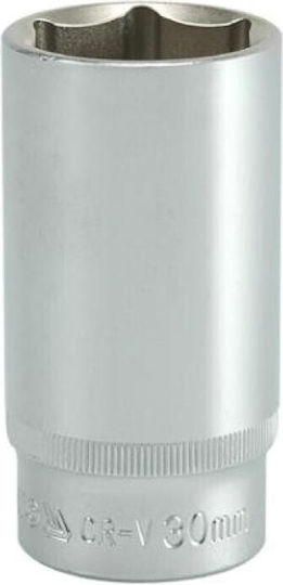 Yato 1/2" Long Hex Socket 30mm