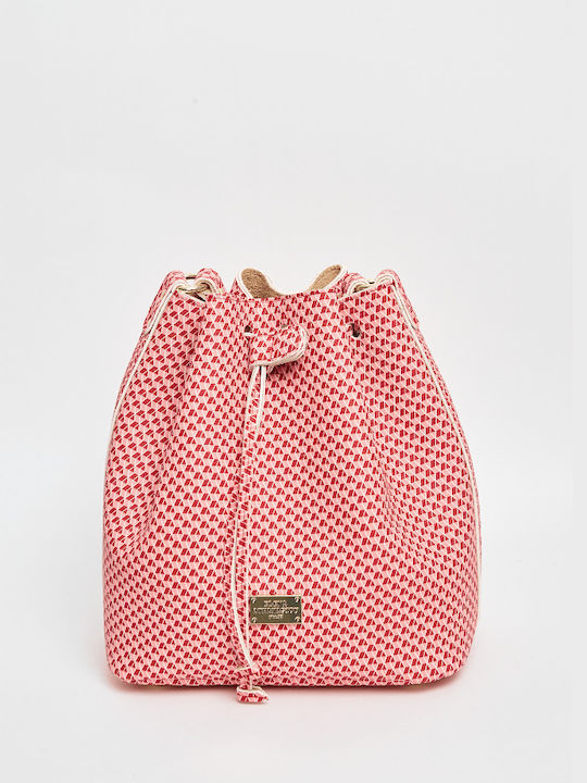 Elena Athanasiou Cube Pouch Bag Pink Ροζ Τσάντα Ώμου