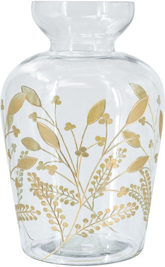 Artekko Decorative Vase Aphelios Transparent 20x20x32cm