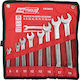 Set de chei inelare plate Aw 8 buc/6mm-19mm