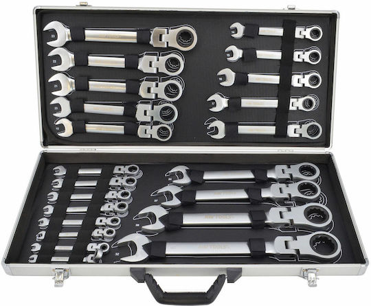 Awtools Wrench Flat-o.grz/pog.kpl.22szt.6-32 Suitcase