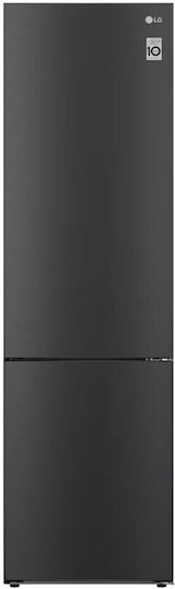 LG Kühl-Gefrierkombination 384Es Total NoFrost H203xB59.5xT67.5cm. Schwarz GBP62MCNAC