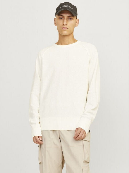 Jack & Jones Long Sleeve White Sweater