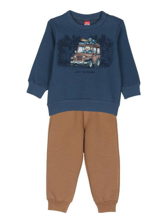 Joyce Kids Sweatpants Set Petrol Blue