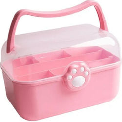 Cosmetic Organizer Case Pink