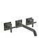 Ideal Standard Set Mischer & Auslauf für Wandmontage für für Waschbecken Gray