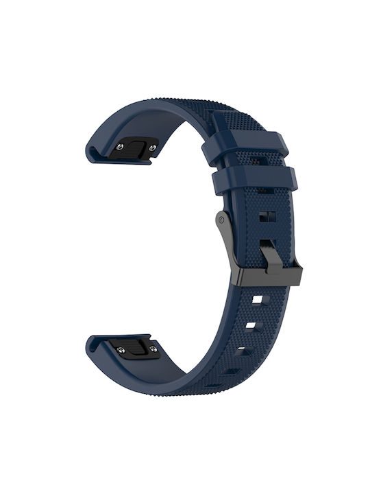 Techsuit Watchband Quickfit 20mm W058 Strap Navy Blue (Garmin Instinct 2S)