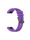 Techsuit Watchband Quickfit 20mm W058 Armband Silikon Lila (Fenix 5S/5S Plus/6S/6S Pro/7S/7S Pro/8 (43mm))